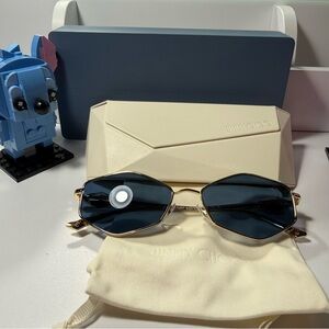 Brand New Jimmy Choo Gold Frame Sunglasses JC4017
